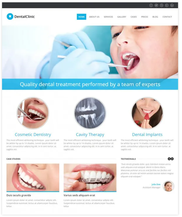 FindaDentist.us Website Quality Sample Sebsite Family Dentistry Find a local Dentist on Best Dental Directory